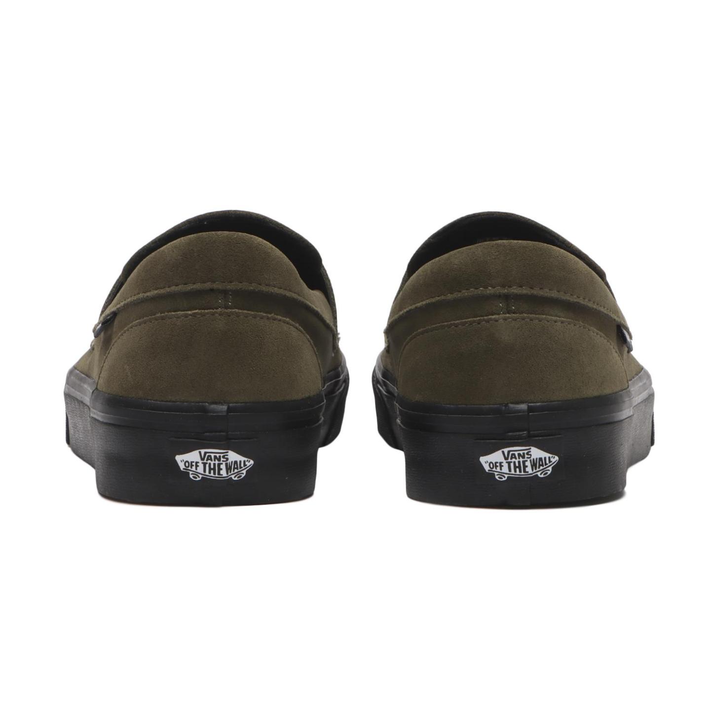 【VANS】 ヴァンズ LOAFER ローファー V296 CHK OLIVE/BLK OLIVE/BLK