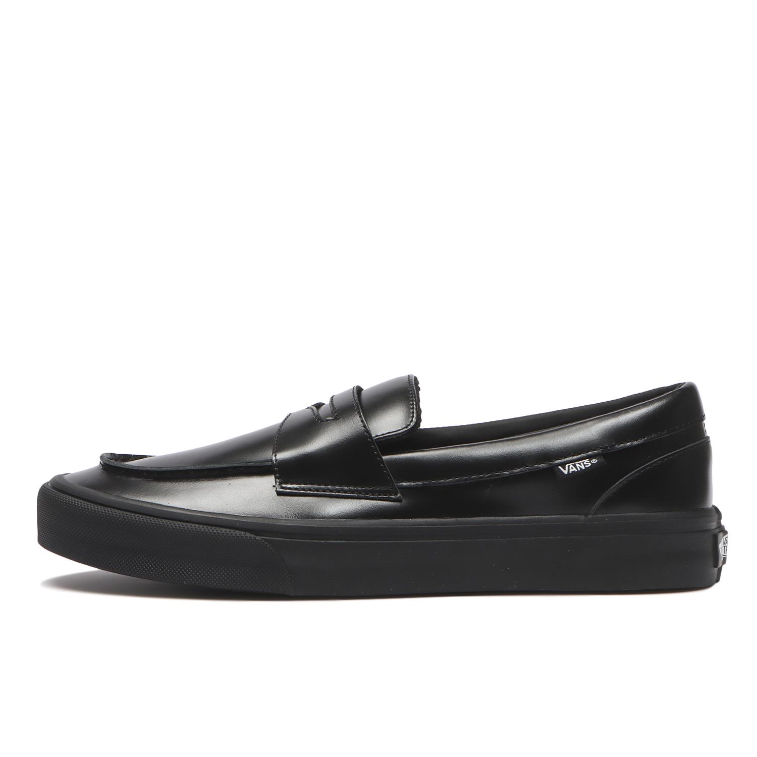 【VANS】 ヴァンズ LOAFER ローファー V296 LEA BLACK BLACK