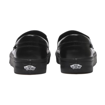 【VANS】 ヴァンズ LOAFER ローファー V296 LEA BLACK BLACK