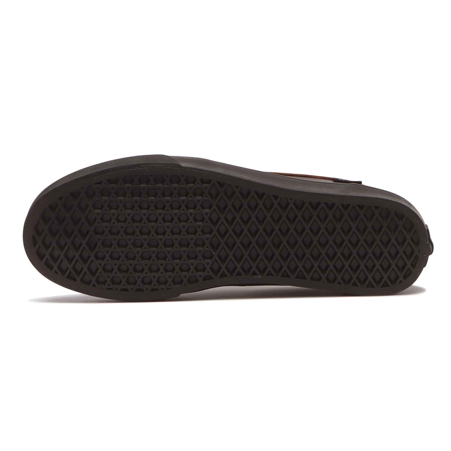 【VANS】 ヴァンズ LOAFER ローファー V296 LEA BLACK BROWN