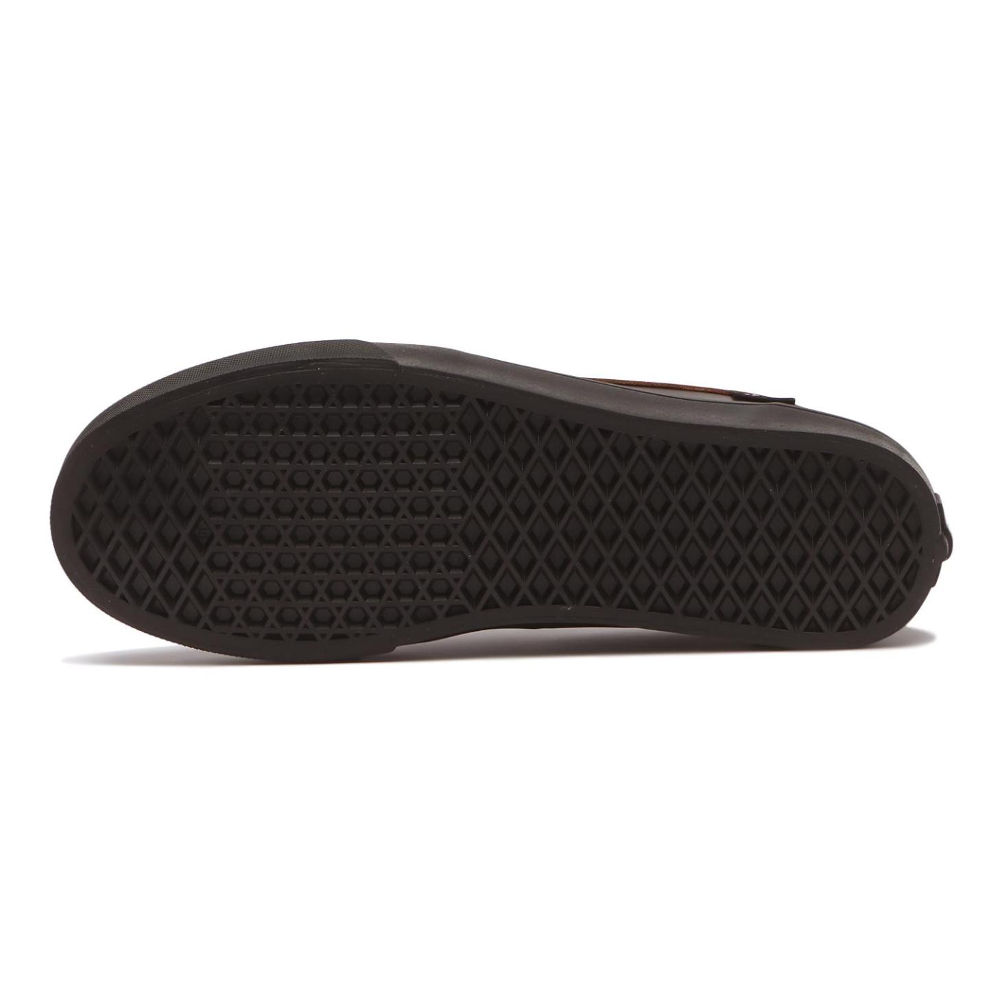 【VANS】 ヴァンズ LOAFER ローファー V296 LEA BLACK BROWN