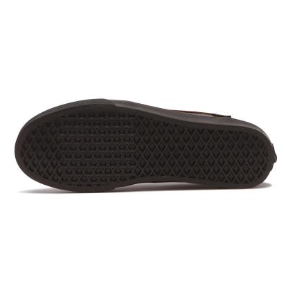 【VANS】 ヴァンズ LOAFER ローファー V296 LEA BLACK BROWN