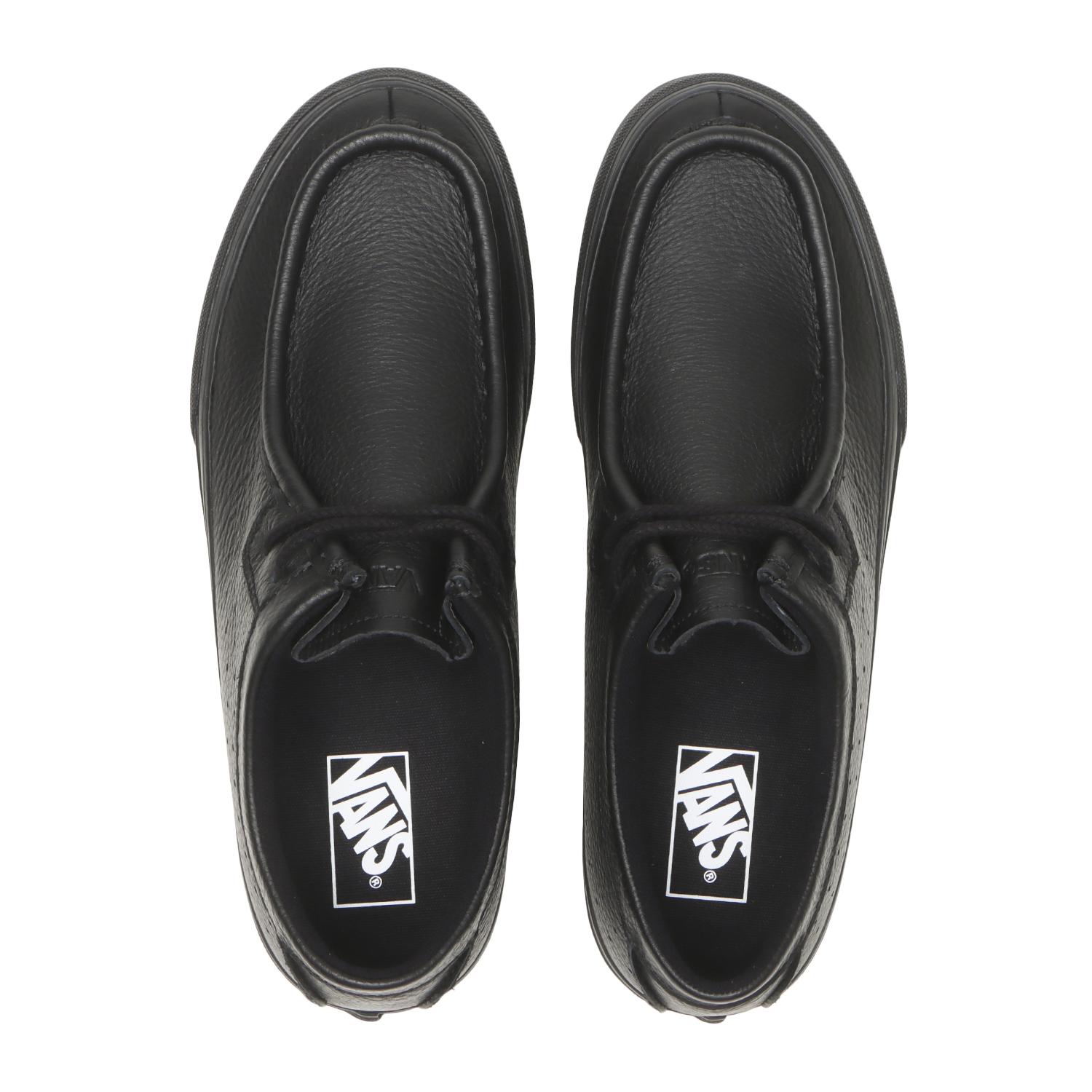 【VANS】 ヴァンズ SF MOC LO SF モックロー V498 LEA BLACK BLACK