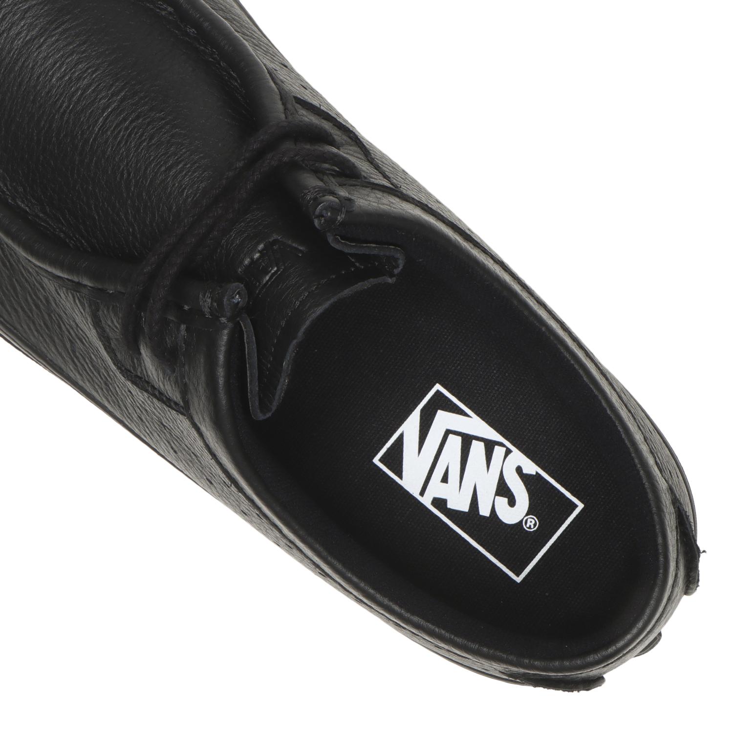 【VANS】 ヴァンズ SF MOC LO SF モックロー V498 LEA BLACK BLACK