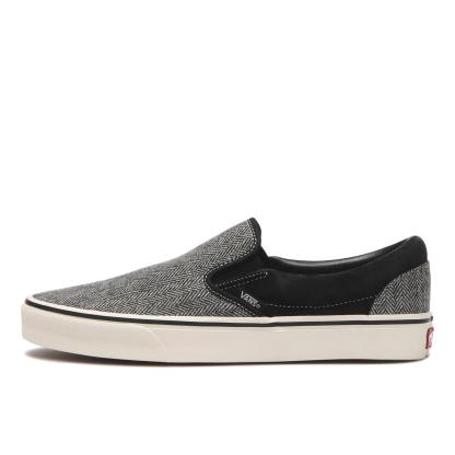 【VANS】 ヴァンズ SLIP ON スリッポン V98CF TWEED BROWN BLACK