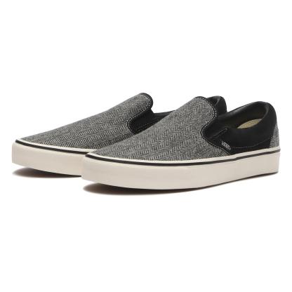 【VANS】 ヴァンズ SLIP ON スリッポン V98CF TWEED BROWN BLACK