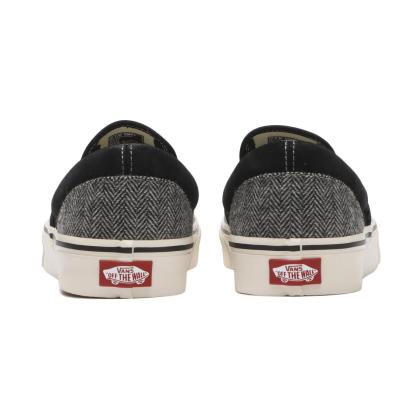 【VANS】 ヴァンズ SLIP ON スリッポン V98CF TWEED BROWN BLACK