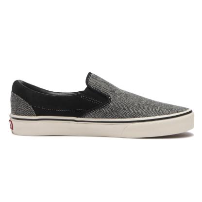 【VANS】 ヴァンズ SLIP ON スリッポン V98CF TWEED BROWN BLACK