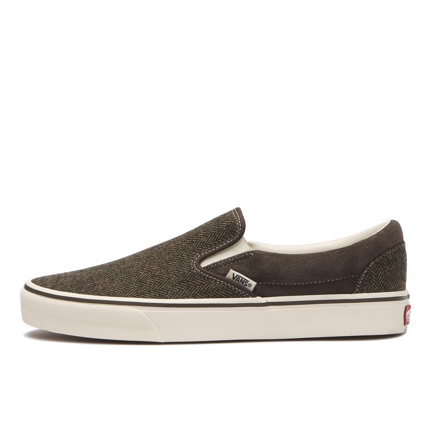 【VANS】 ヴァンズ SLIP ON スリッポン V98CF TWEED BROWN BROWN