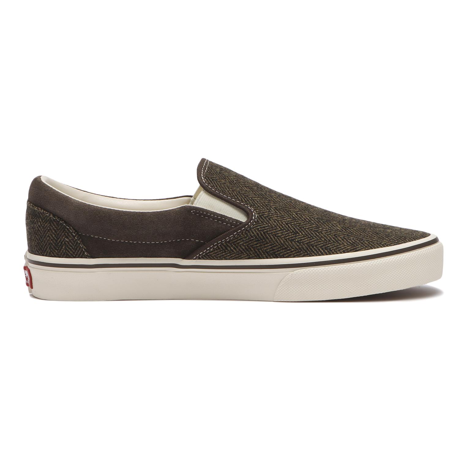 【VANS】 ヴァンズ SLIP ON スリッポン V98CF TWEED BROWN BROWN