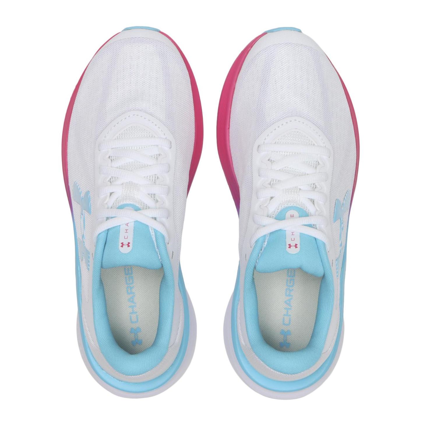 【UNDER ARMOUR】 アンダーアーマー W UA CHASE チェイス 6014418 ABC-MART限定 102WHT/VTP/FCB 102WHT/VTP/FCB