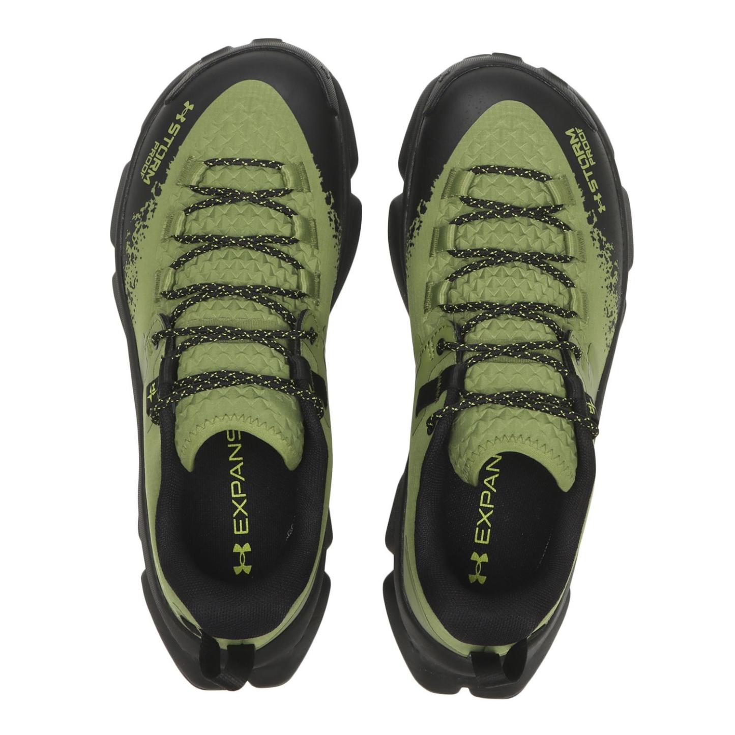 【UNDER ARMOUR】 アンダーアーマー M UA CHARGED EXP L WATERPROOF チャージドEXPウォータープルーフ 6000768 319WAO/BLK/GEC 319WAO/BLK/GEC