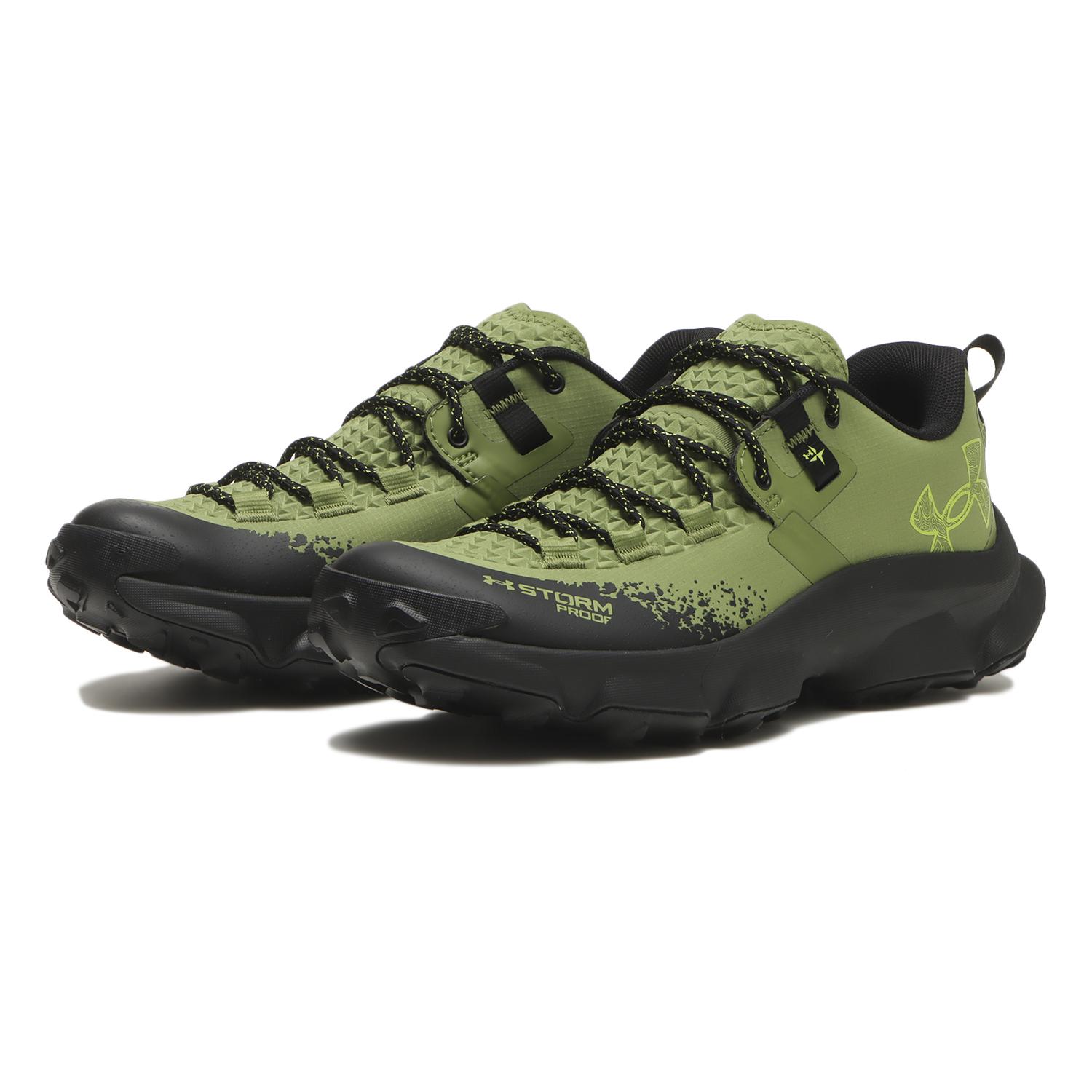 【UNDER ARMOUR】 アンダーアーマー M UA CHARGED EXP L WATERPROOF チャージドEXPウォータープルーフ 6000768 319WAO/BLK/GEC 319WAO/BLK/GEC