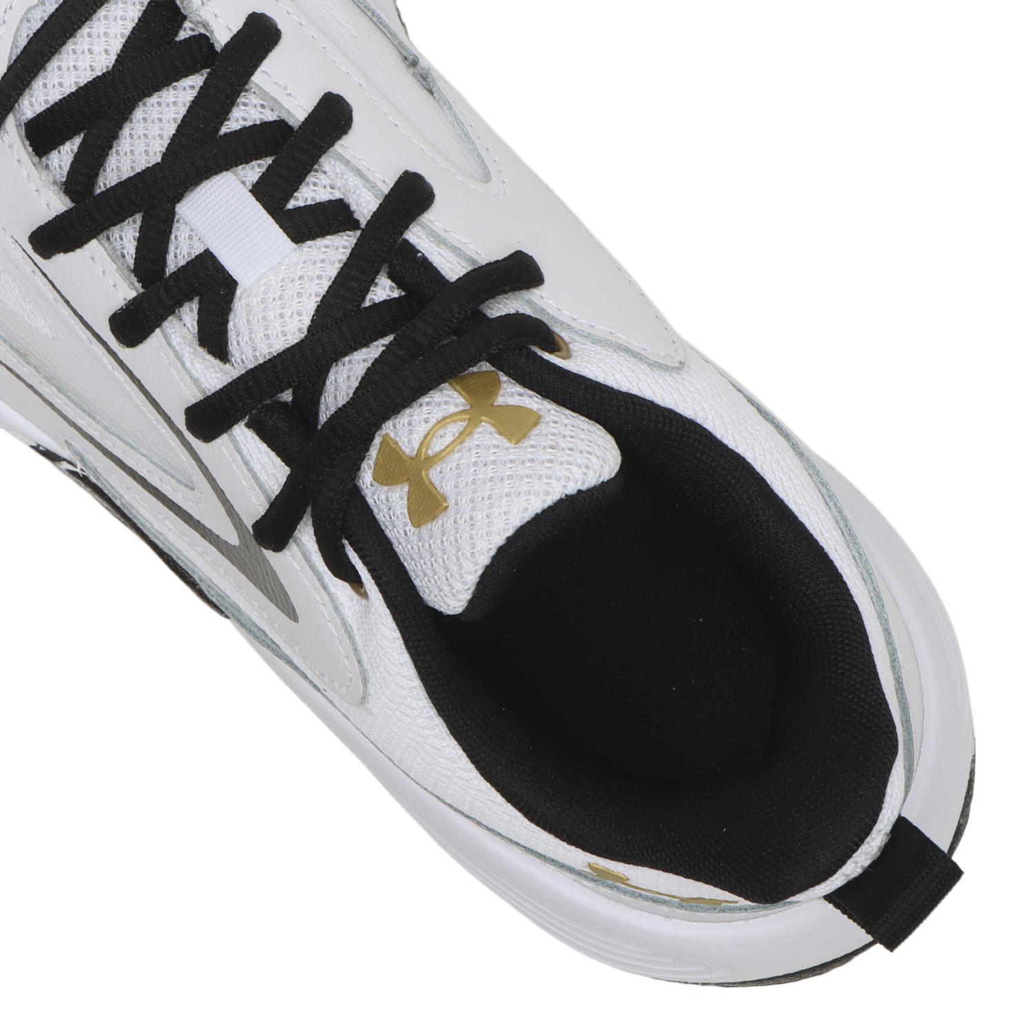 【UNDER ARMOUR】 アンダーアーマー U UA LOCKDOWN 8 ロックダウン8 6009398 001BLK/WHT/WHT 100WHT/WHT/MGD