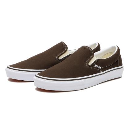 【CHK】 【VANS】 ヴァンズ SLIP ON スリッポン V98CLA BLK/WHT CHECK P.BROWN
