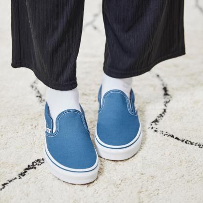 【VANS】 ヴァンズ SLIP ON* スリッポン VN000EYEBKA BLACK/BLACK NAVY