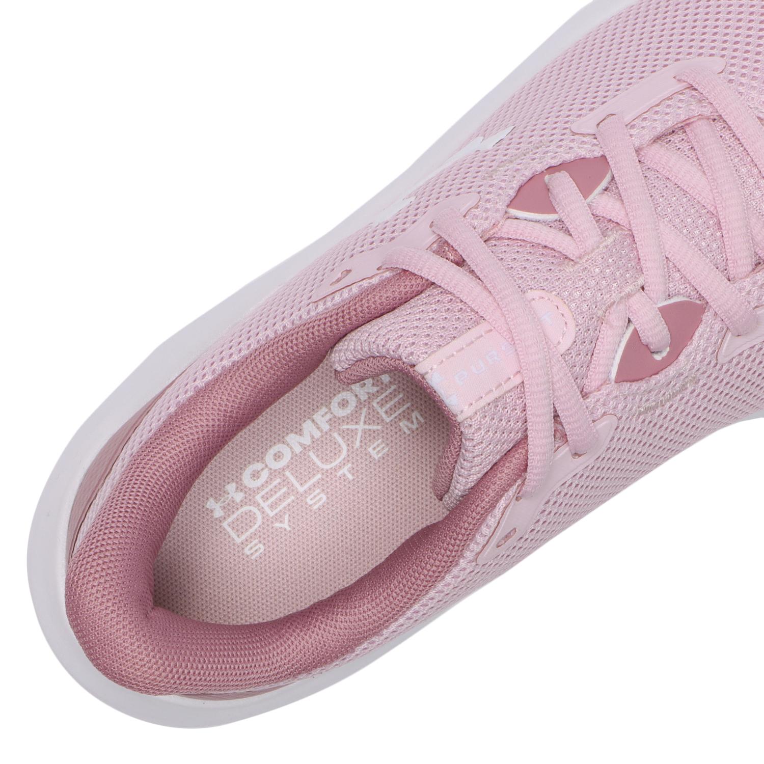 【UNDER ARMOUR】 アンダーアーマー W UA Charged Pursuit 4 チャージドパスート4 3028261 ABC-MART限定 647PMP/PEX/WHT 647PMP/PEX/WHT