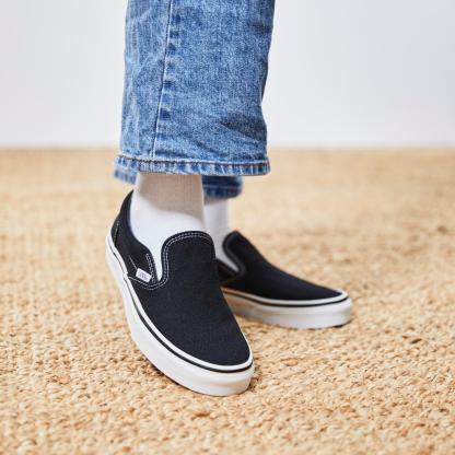 【VANS】 ヴァンズ SLIP ON スリッポン V98CLA M.BLACK(RB) BLACK