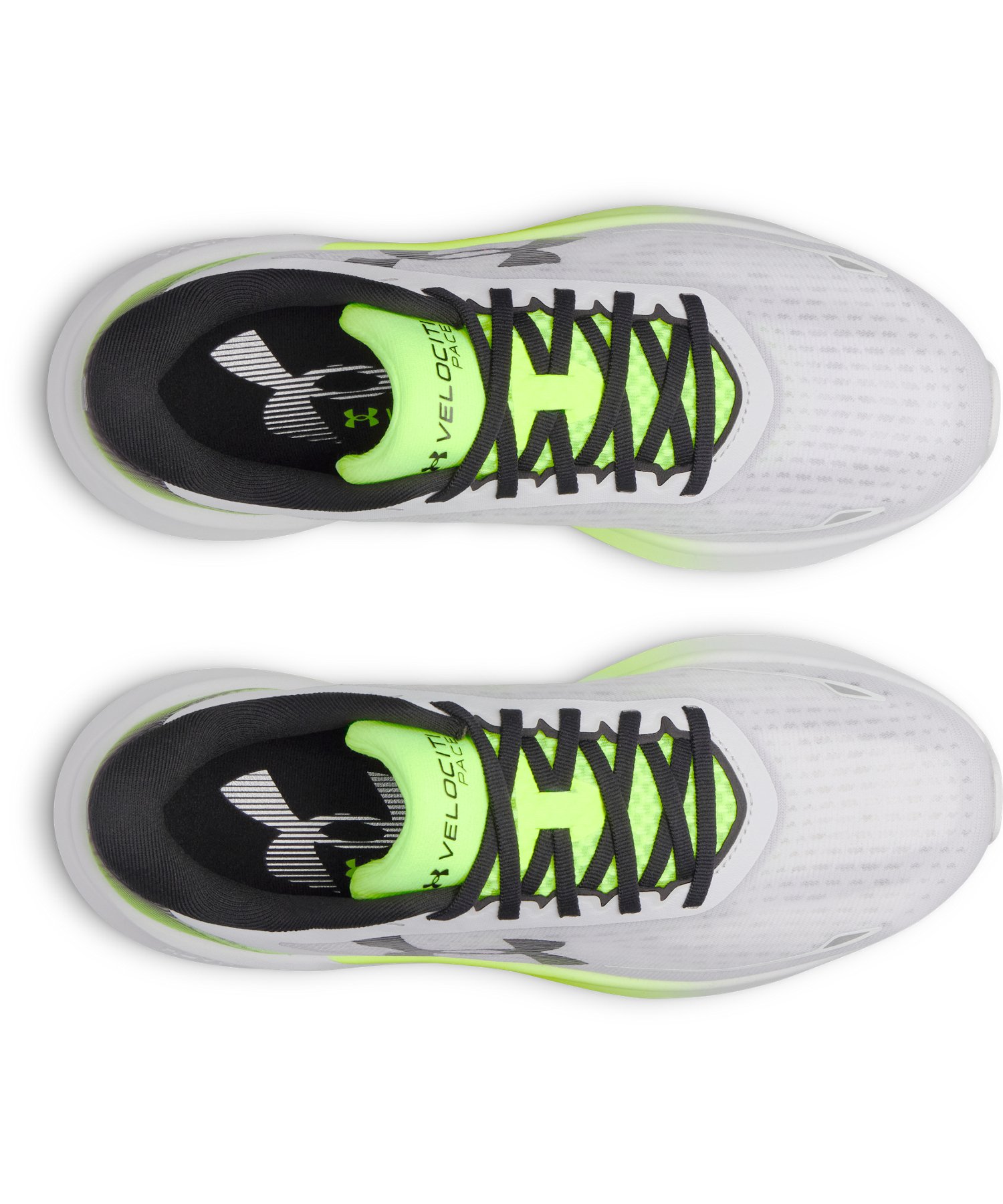 UAベロシティ ペース（ランニング/MEN） White / High Vis Yellow(100)