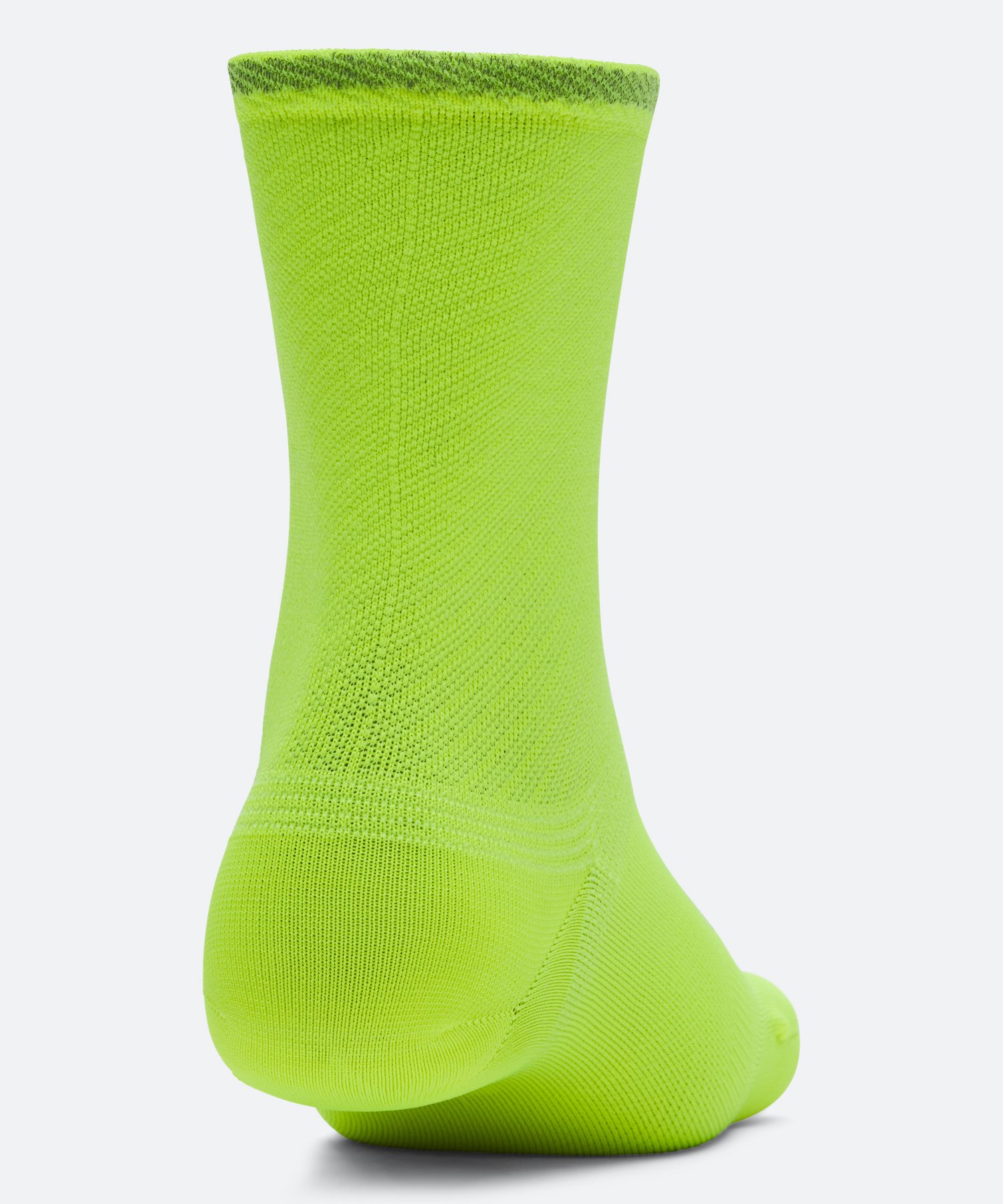 UAベロシティ クルー ソックス（ランニング/UNISEX） High Vis Yellow(731)