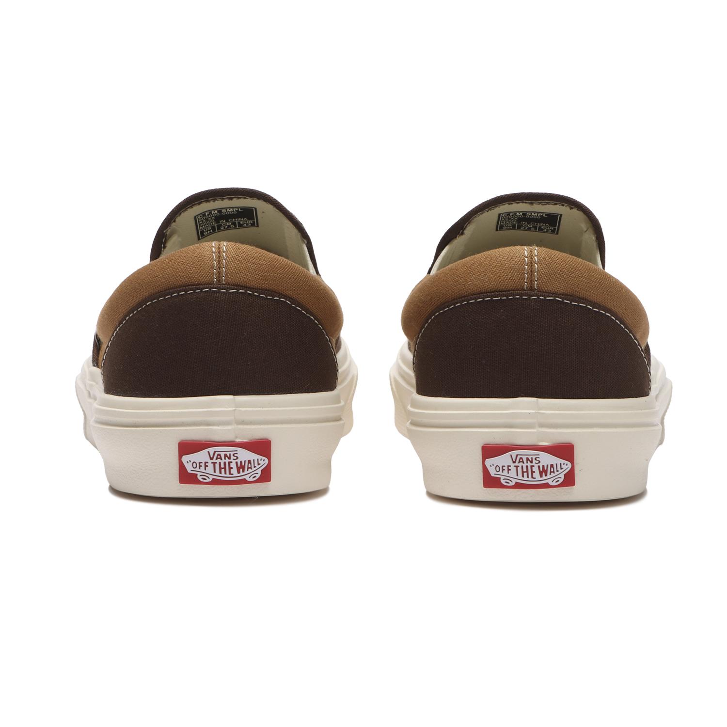 【VANS】 ヴァンズ SLIP ON LITE スリッポンライト V98 LITE MARSML/NAVY CHK BROWN/ECRU