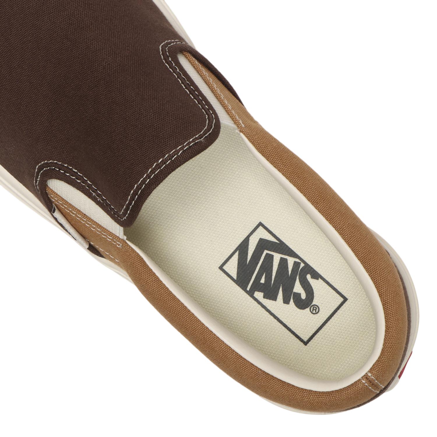 【VANS】 ヴァンズ SLIP ON LITE スリッポンライト V98 LITE MARSML/NAVY CHK BROWN/ECRU