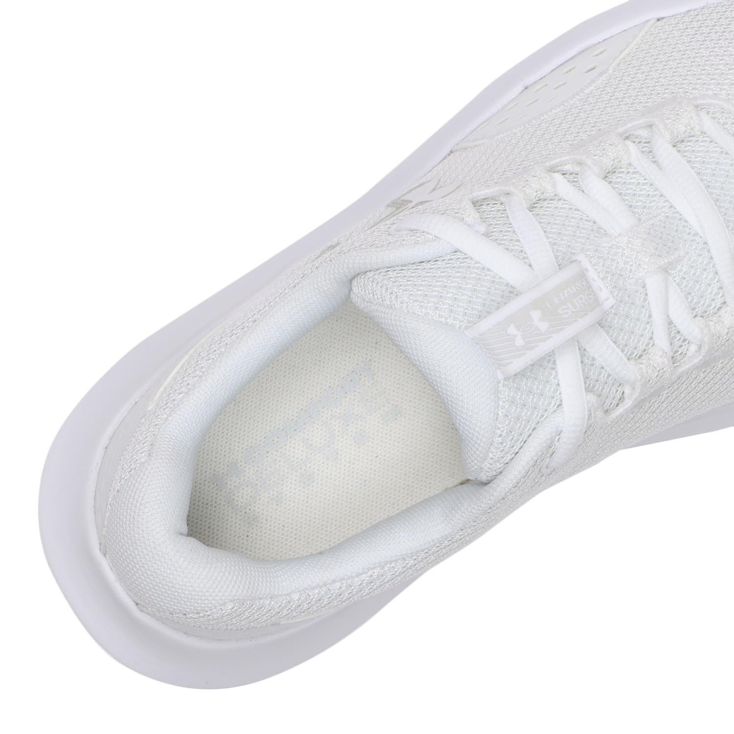 レディース 【UNDER ARMOUR】 アンダーアーマー W UA W Charged Surge 4 WIDE サージ4エクストラワイド 3028571 101WHT/DSG/MSV 100WHT/WHT/WHT