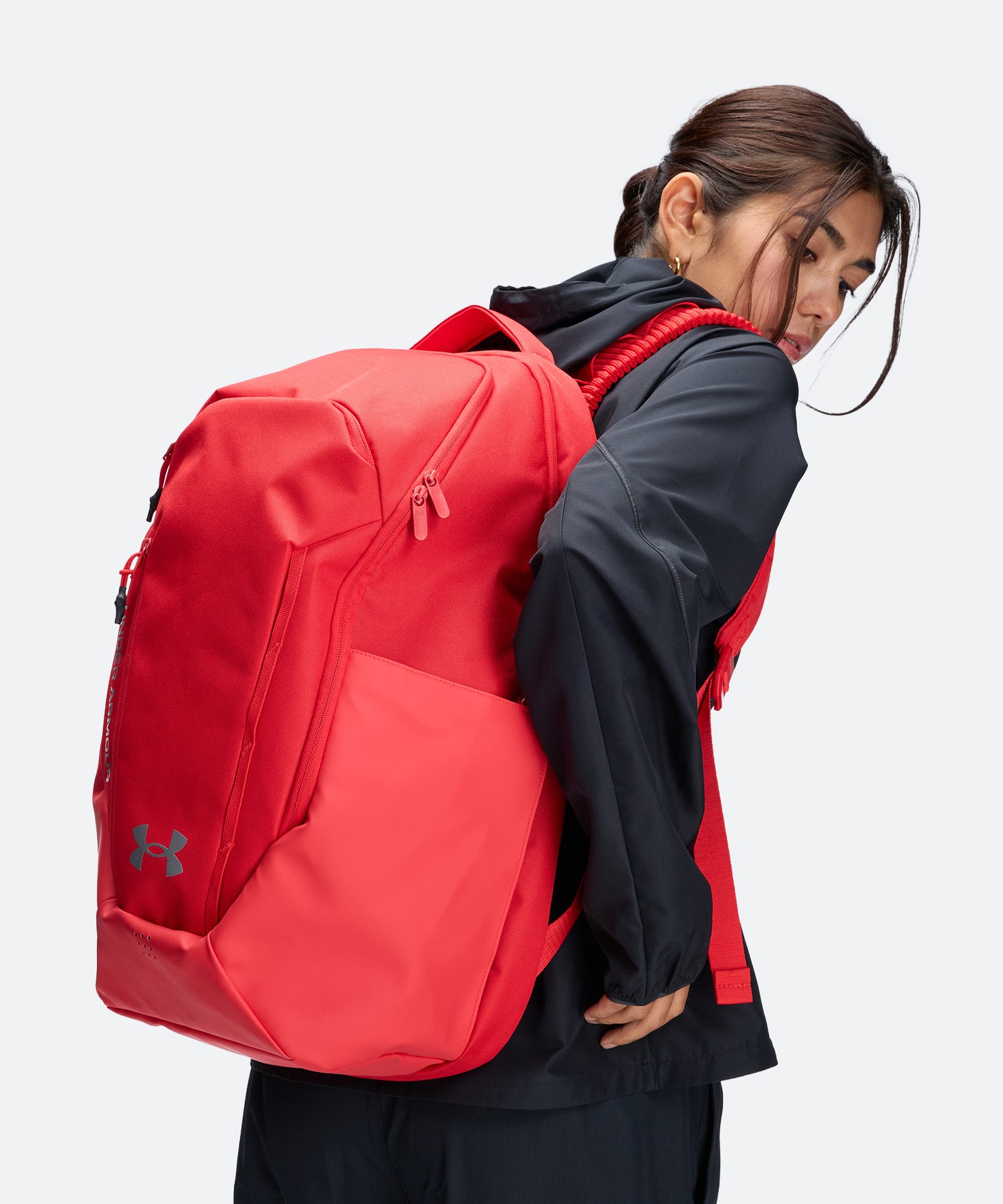 UAノーウェイ チーム バックパック（トレーニング/UNISEX） Red / Metallic Silver(600)