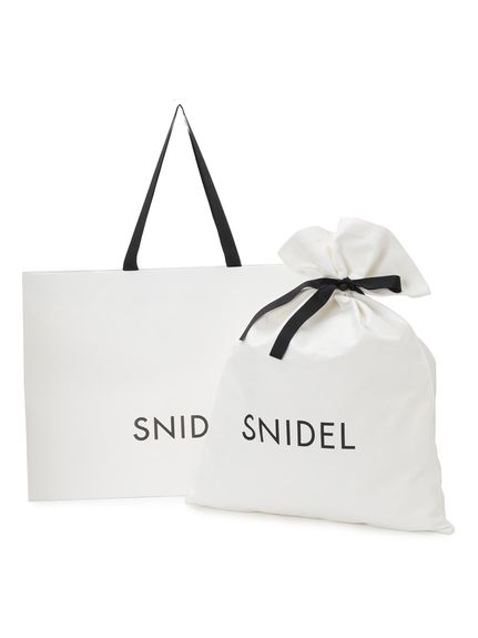 【セルフラッピング】SNIDEL　ショッパー付きギフト巾着(L)