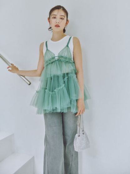 Sustainableストレッチフレアデニムパンツ