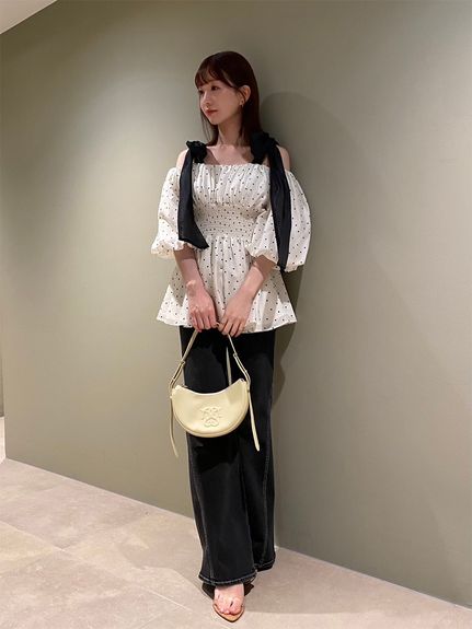 Sustainableストレッチフレアデニムパンツ