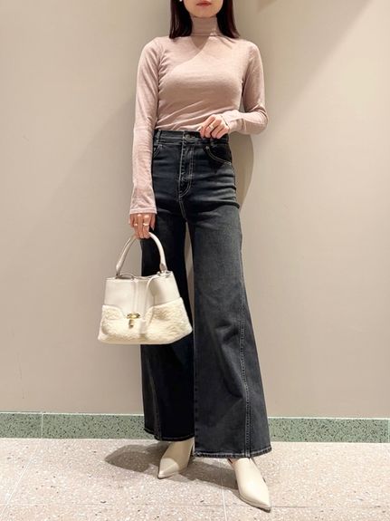 Sustainableストレッチフレアデニムパンツ