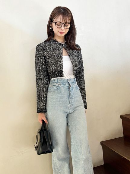 Sustainableストレッチフレアデニムパンツ