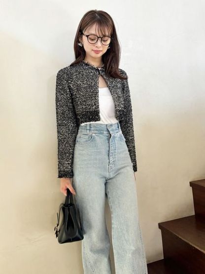 Sustainableストレッチフレアデニムパンツ