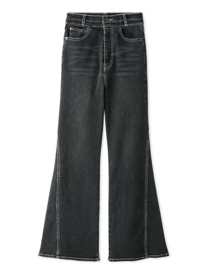 Sustainableストレッチフレアデニムパンツ