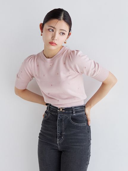 【WEB限定/Heart collection】モチーフニット