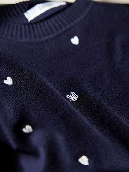 【WEB限定/Heart collection】モチーフニット