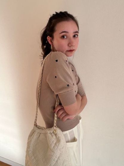 【WEB限定/Heart collection】モチーフニット
