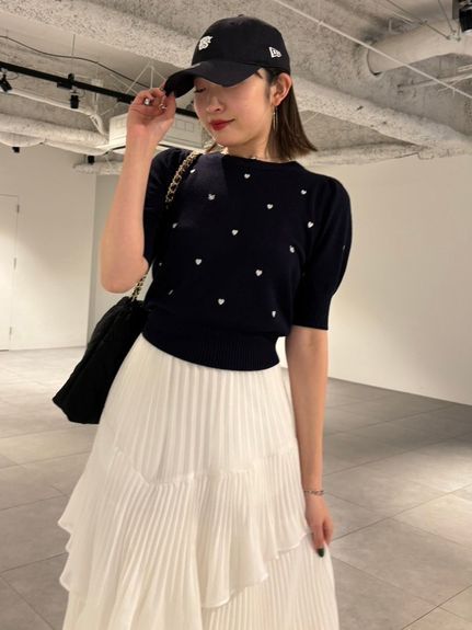【WEB限定/Heart collection】モチーフニット