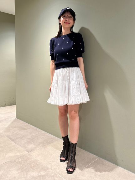 【WEB限定/Heart collection】モチーフニット