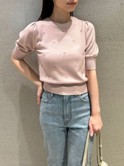 【WEB限定/Heart collection】モチーフニット