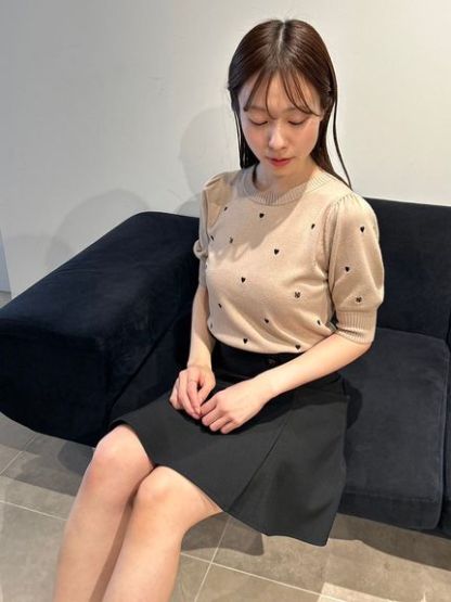 【WEB限定/Heart collection】モチーフニット