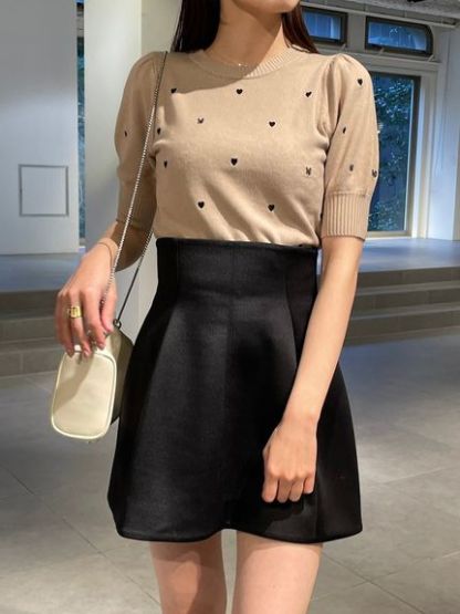 【WEB限定/Heart collection】モチーフニット