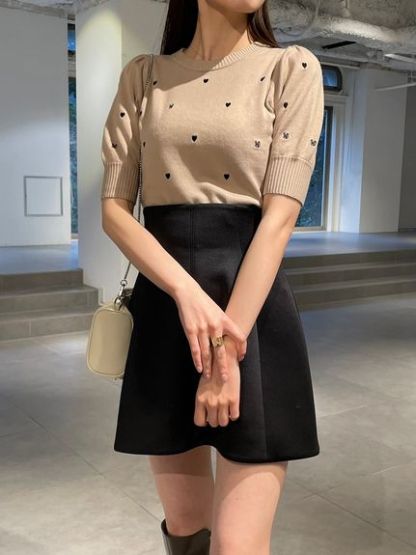 【WEB限定/Heart collection】モチーフニット