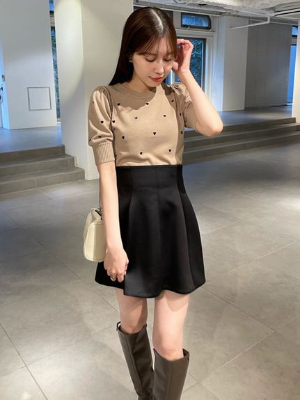 【WEB限定/Heart collection】モチーフニット