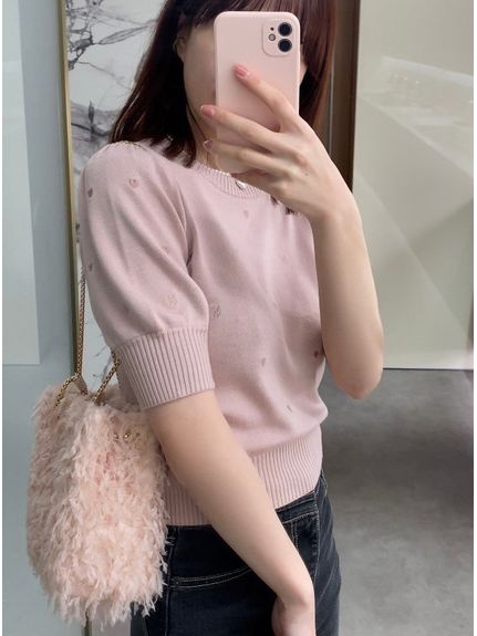 【WEB限定/Heart collection】モチーフニット