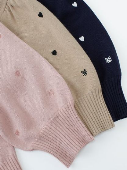 【WEB限定/Heart collection】モチーフニット