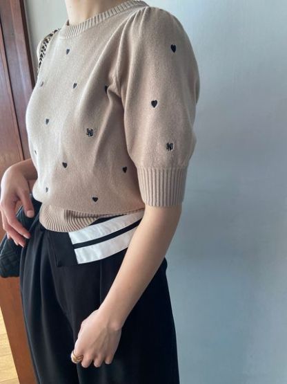 【WEB限定/Heart collection】モチーフニット