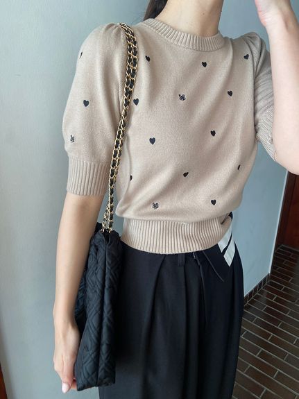【WEB限定/Heart collection】モチーフニット