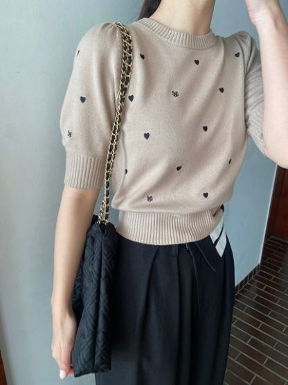 【WEB限定/Heart collection】モチーフニット